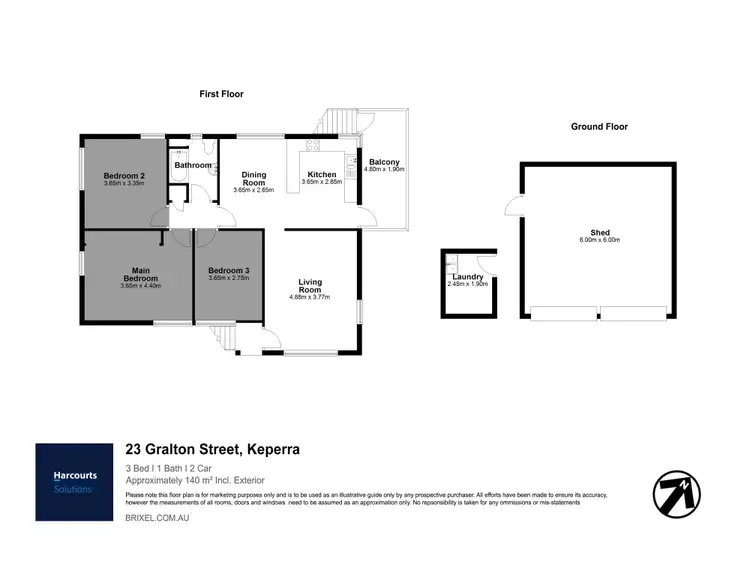 Floorplan of Homely house listing, 23 Gralton Street, Keperra QLD 4054