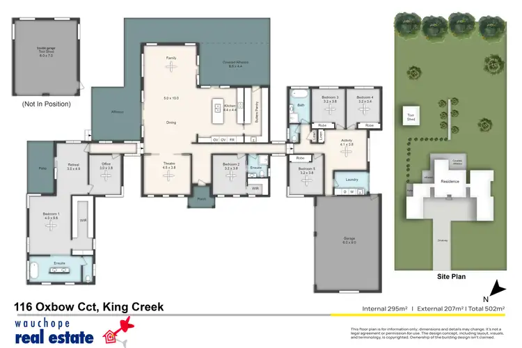 Floorplan of Homely rural property listing, 116 Oxbow Circuit, King Creek NSW 2446