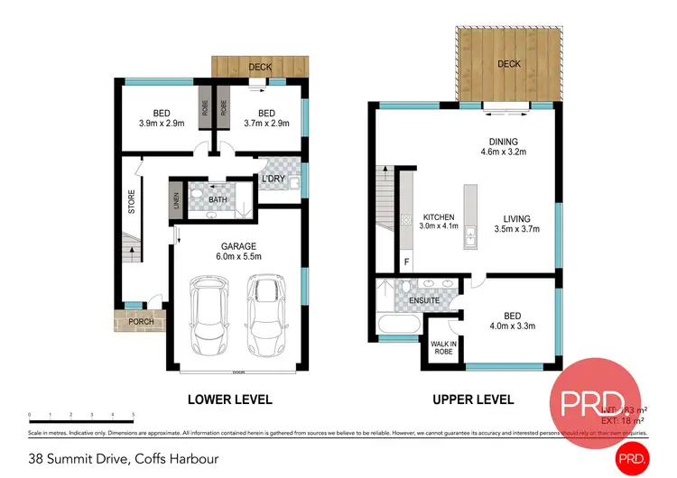 Floorplan of Homely townhouse listing, 38 Summit Drive, Coffs Harbour NSW 2450
