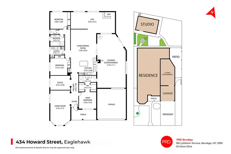Floorplan of Homely house listing, 434 Howard Street, Eaglehawk VIC 3556