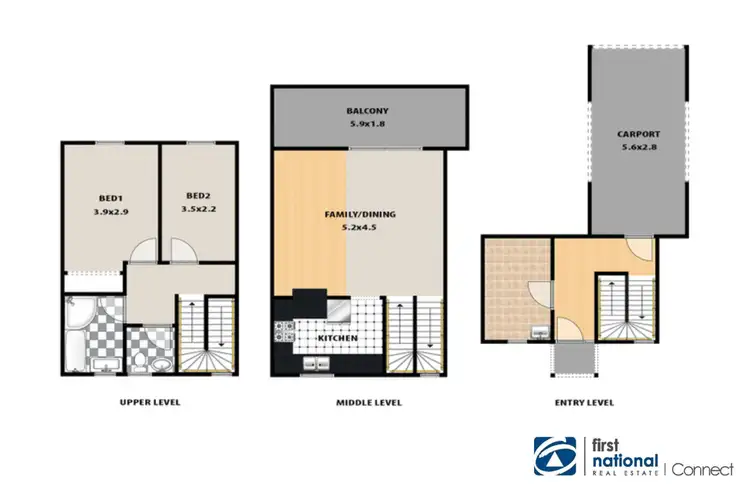 Floorplan of Homely house listing, 3/18 Paget Street, Richmond NSW 2753