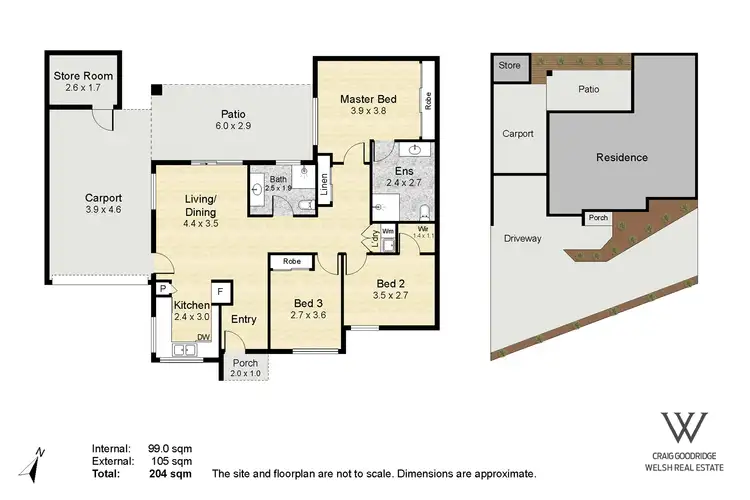Floorplan of Homely villa listing, 19B Gregory Street, Belmont WA 6104