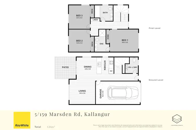 Floorplan of Homely townhouse listing, 5/159 Marsden Road, Kallangur QLD 4503
