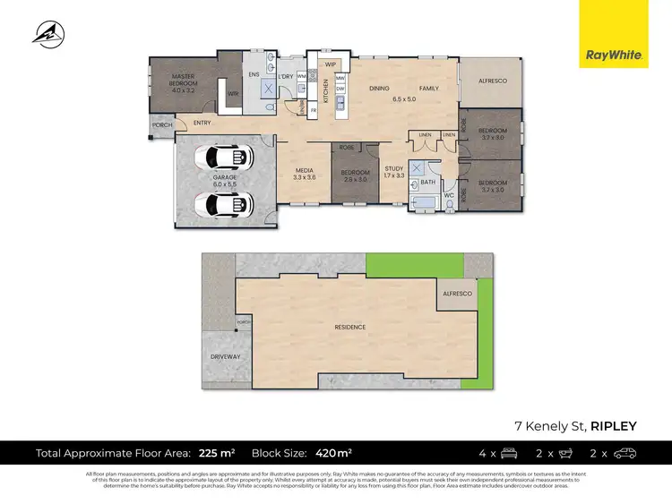 Floorplan of Homely house listing, 7 Kenely Street, Ripley QLD 4306