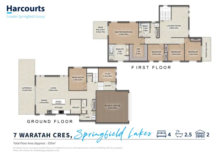 Floorplan of Homely house listing, 7 Waratah Crescent, Springfield Lakes QLD 4300