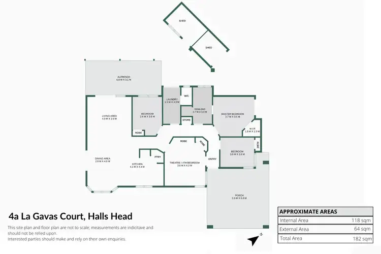 Floorplan of Homely house listing, 1/4 La Gavas Court, Halls Head WA 6210