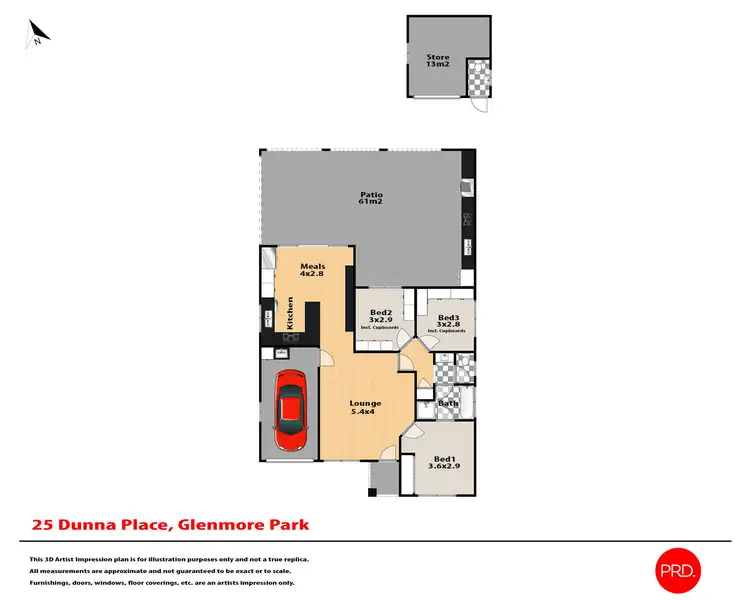 Floorplan of Homely house listing, 25 Dunna Place, Glenmore Park NSW 2745