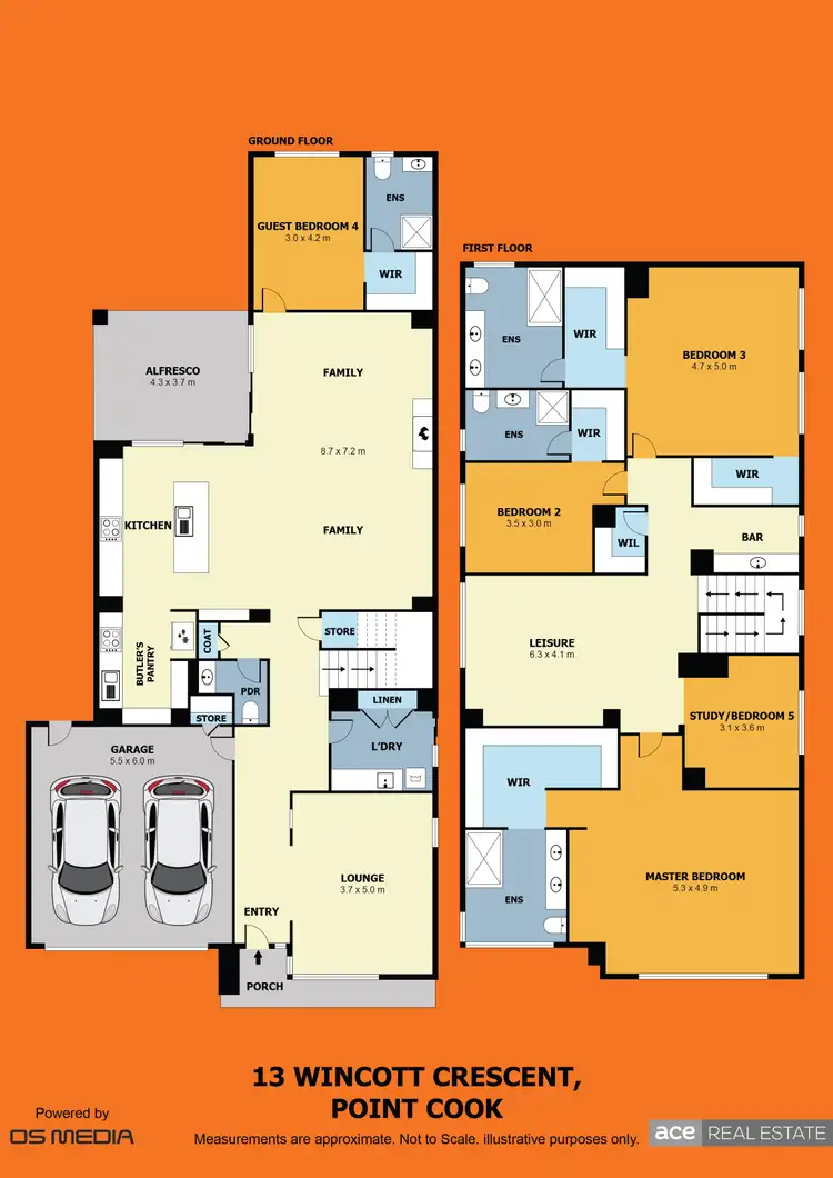 Floorplan of Homely house listing, 13 Wincott Crescent, Point Cook VIC 3030
