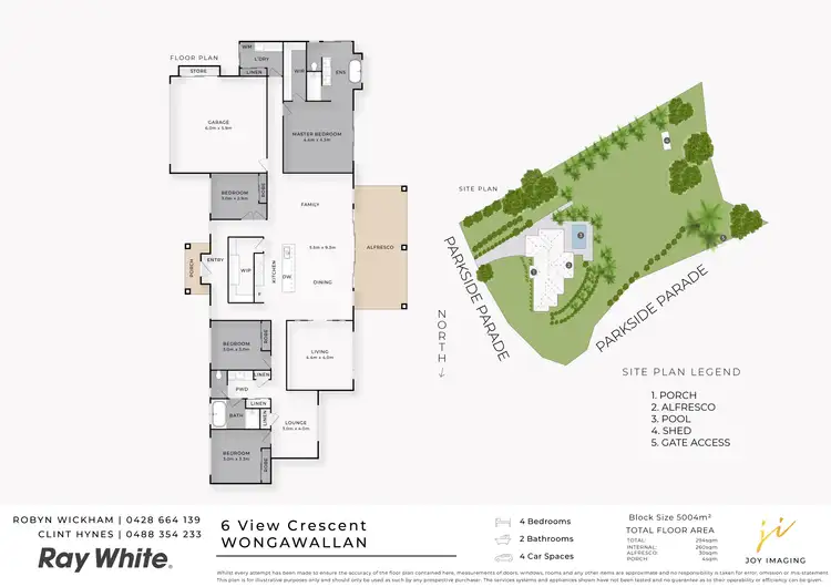 Floorplan of Homely rural property listing, 6 View Crescent, Wongawallan QLD 4210