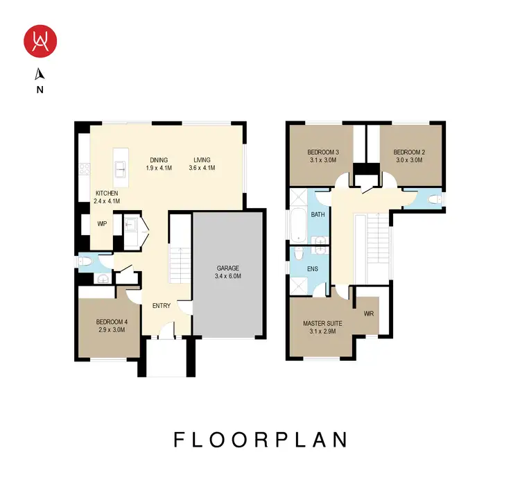 Floorplan of Homely house listing, 1 Crusader Street, Austral NSW 2179