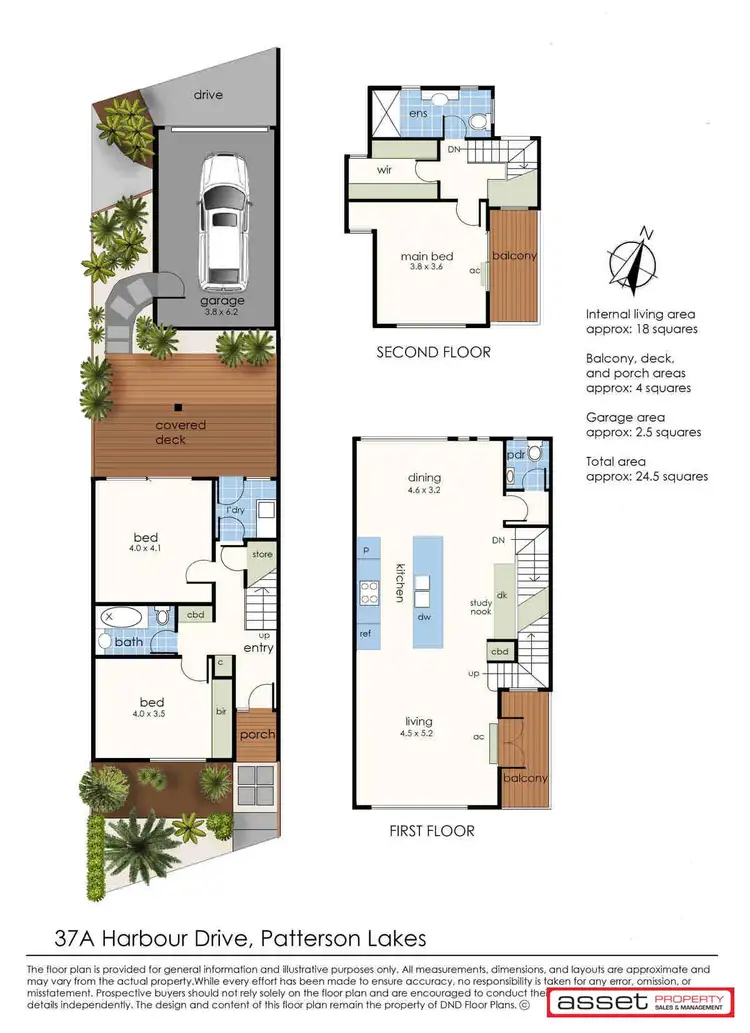 Floorplan of Homely house listing, 37A Harbour Drive, Patterson Lakes VIC 3197