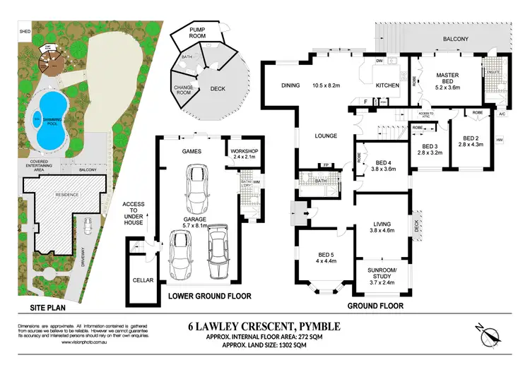 Floorplan of Homely house listing, 6 Lawley Crescent, Pymble NSW 2073