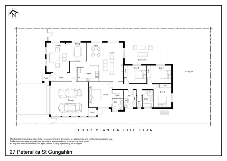 Floorplan of Homely house listing, 27 Petersilka St, Gungahlin ACT 2912