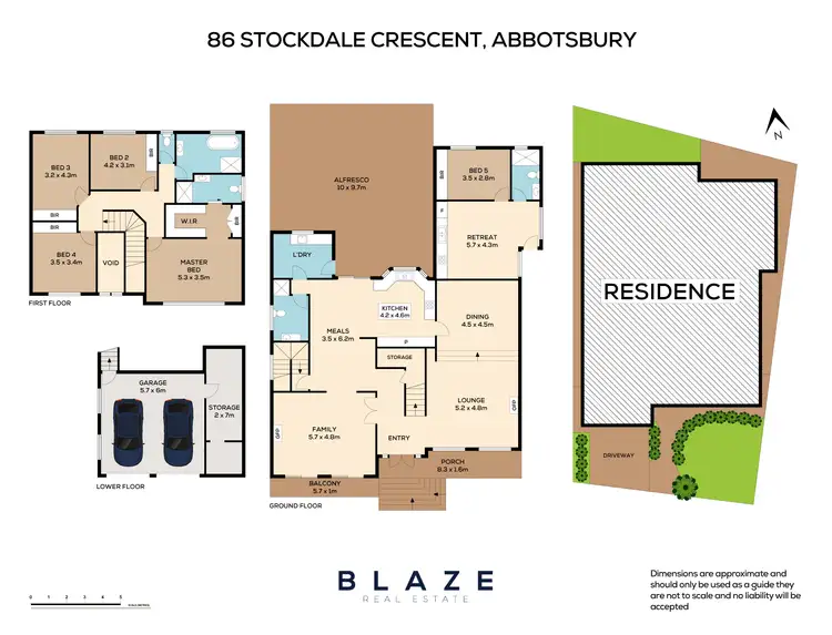 Floorplan of Homely house listing, 86 Stockdale Crescent, Abbotsbury NSW 2176