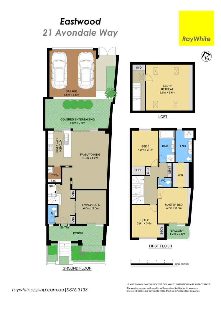 Floorplan of Homely townhouse listing, 21 Avondale Way, Eastwood NSW 2122