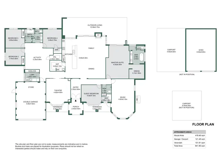 Floorplan of Homely house listing, 7 Balwina Road, Greenfields WA 6210