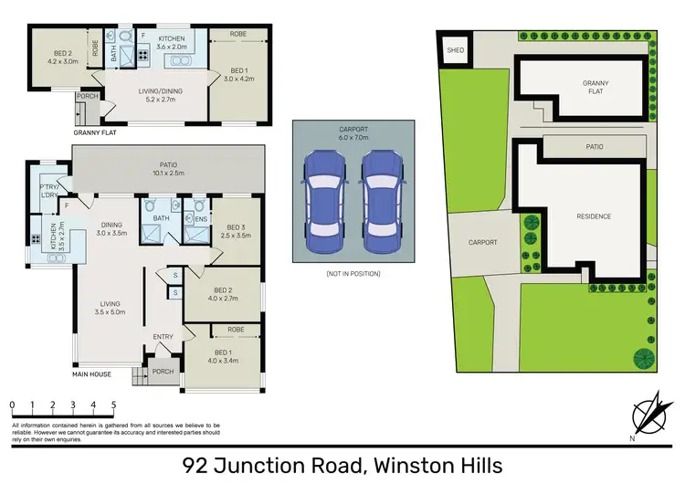 Floorplan of Homely house listing, 92 Junction Road, Winston Hills NSW 2153