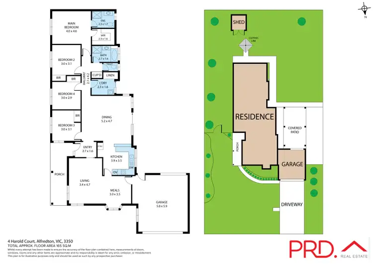 Floorplan of Homely house listing, 4 Harold Court, Alfredton VIC 3350