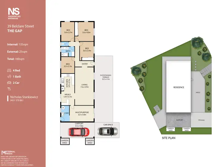 Floorplan of Homely house listing, 39 Belclare Street, The Gap QLD 4061