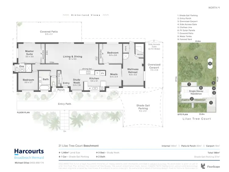 Floorplan of Homely house listing, 21 Lilac Tree Court, Beechmont QLD 4211