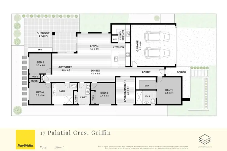 Floorplan of Homely house listing, 17 Palatial Crescent, Griffin QLD 4503