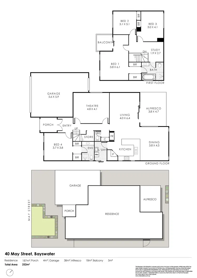 Floorplan of Homely house listing, 40 May Street, Bayswater WA 6053