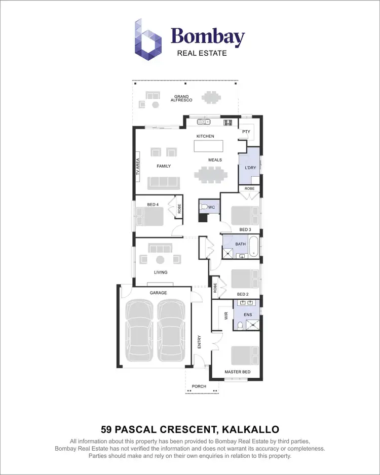 Floorplan of Homely house listing, 59 Pascal Crescent, Kalkallo VIC 3064