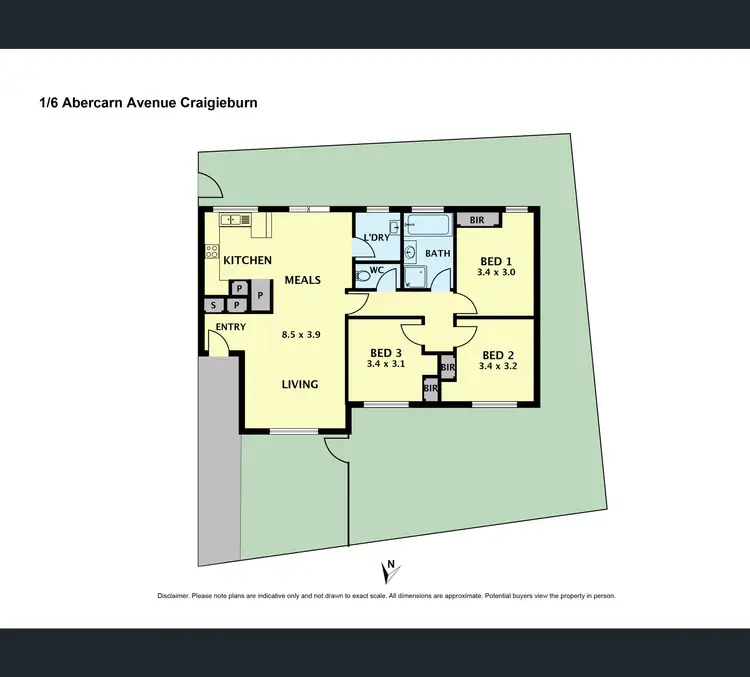 Floorplan of Homely house listing, 1/6 Abercarn Avenue, Craigieburn VIC 3064