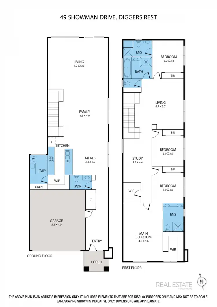 Floorplan of Homely house listing, 49 Showman Drive, Diggers Rest VIC 3427