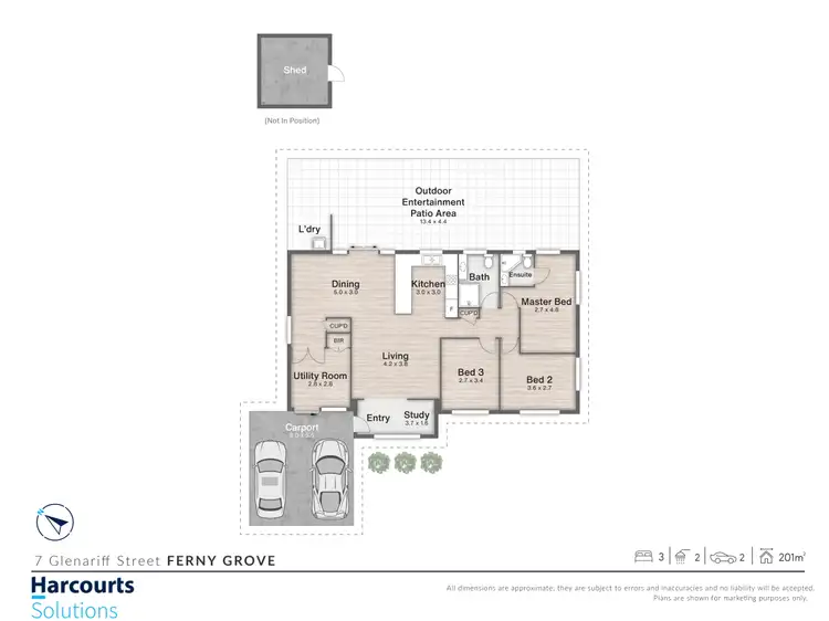 Floorplan of Homely house listing, 7 Glenariff Street, Ferny Grove QLD 4055