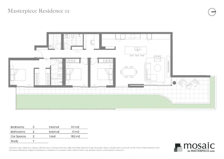 Floorplan of Homely unit listing, 1/17 The Esplanade, Maroochydore QLD 4558