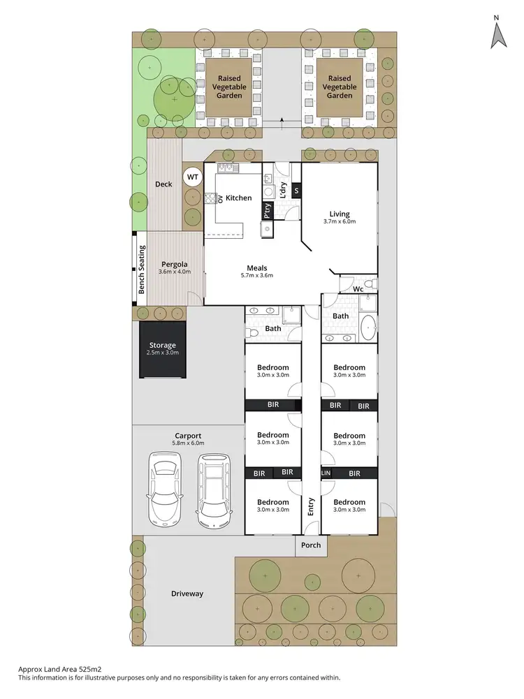 Floorplan of Homely house listing, 9 Thwaites Close, Highton VIC 3216