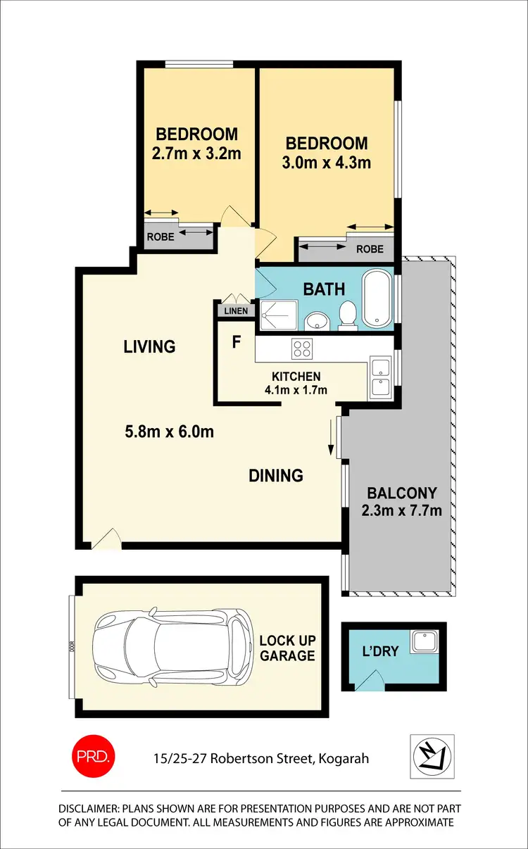 Floorplan of Homely unit listing, 15/25-27 Robertson Street, Kogarah NSW 2217
