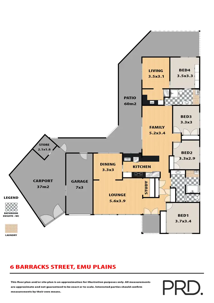 Floorplan of Homely house listing, 6 Barracks Street, Emu Plains NSW 2750