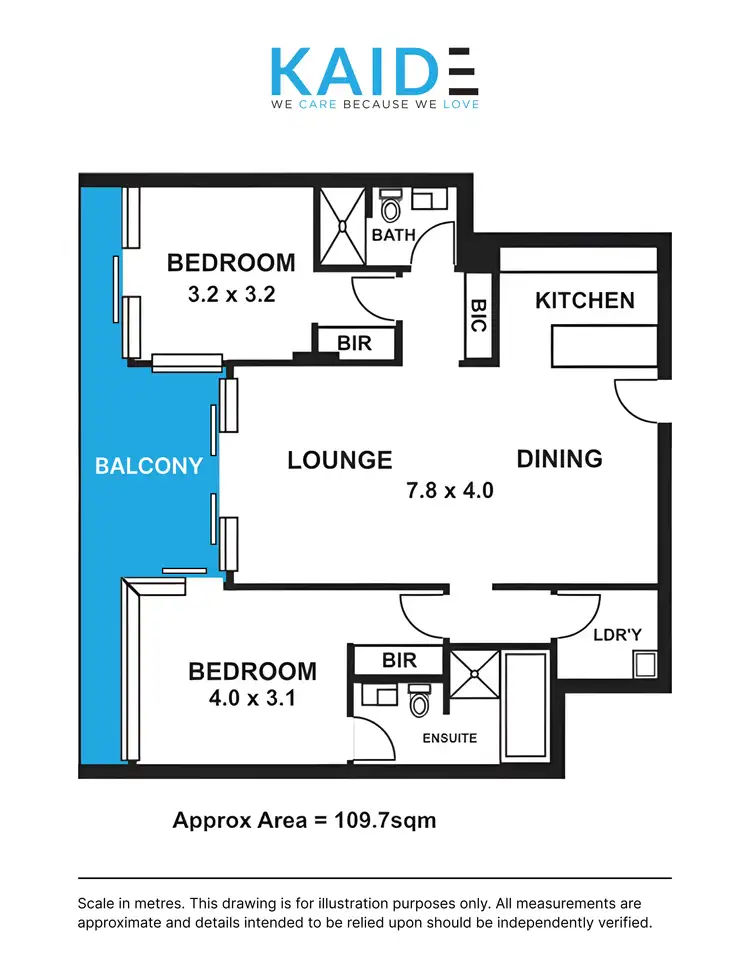 Floorplan of Homely apartment listing, 802/20 Hindmarsh Square, Adelaide SA 5000