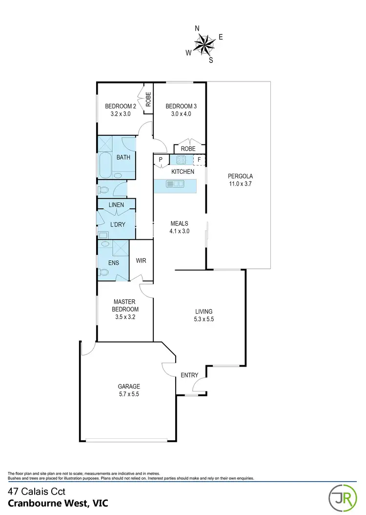 Floorplan of Homely house listing, 47 Calais Circuit, Cranbourne West VIC 3977