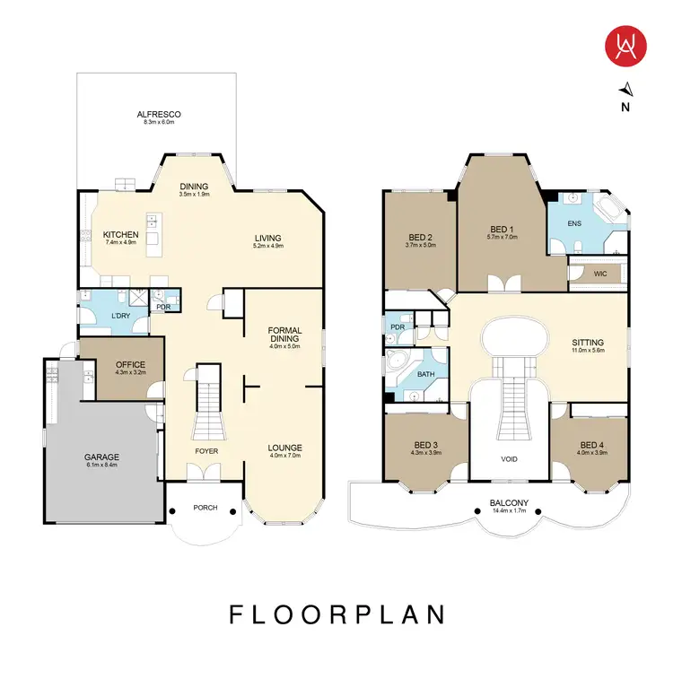 Floorplan of Homely house listing, 10 Lambe Street, West Hoxton NSW 2171