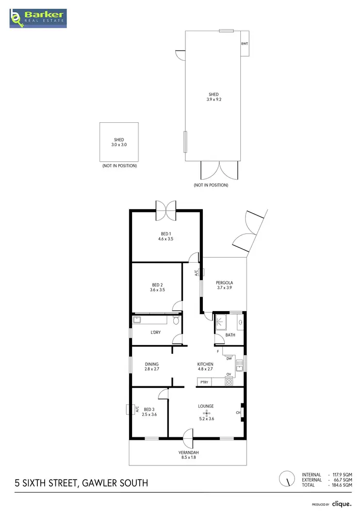 Floorplan of Homely house listing, 5 Sixth Street, Gawler South SA 5118