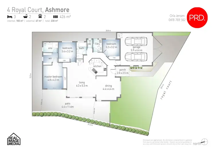 Floorplan of Homely house listing, 4 Royal Court, Ashmore QLD 4214