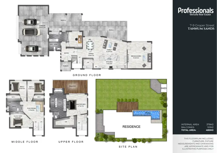 Floorplan of Homely house listing, 7-9 Groper Street, Tannum Sands QLD 4680