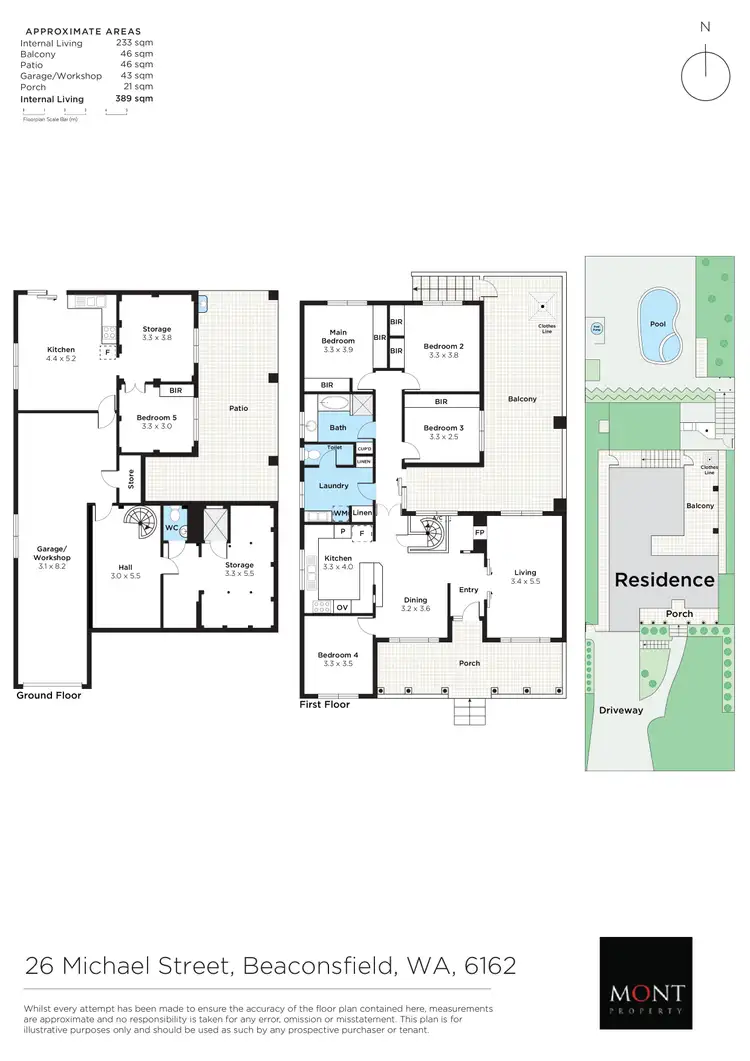 Floorplan of Homely house listing, 26 Michael Street, Beaconsfield WA 6162