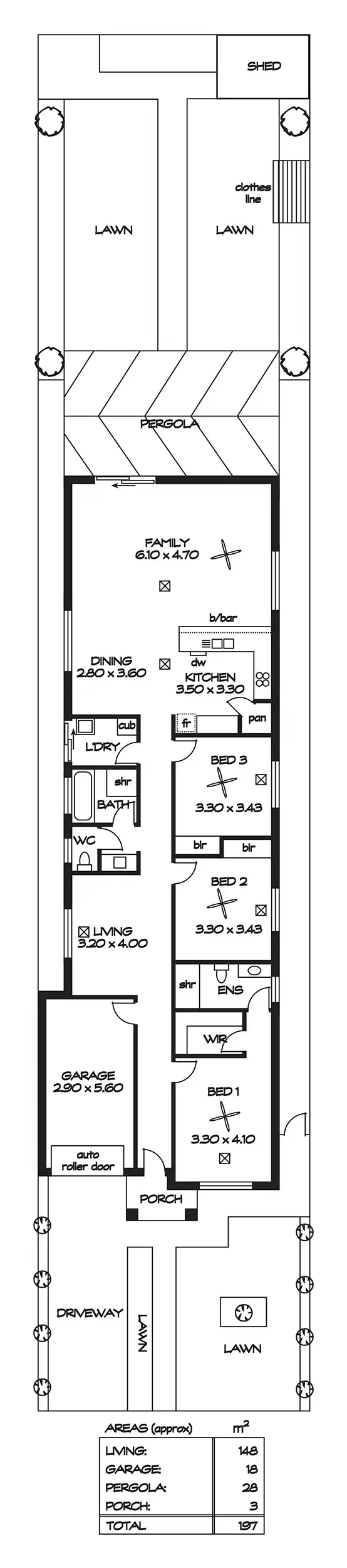 Floorplan of Homely house listing, 80A Fairview Terrace, Clearview SA 5085