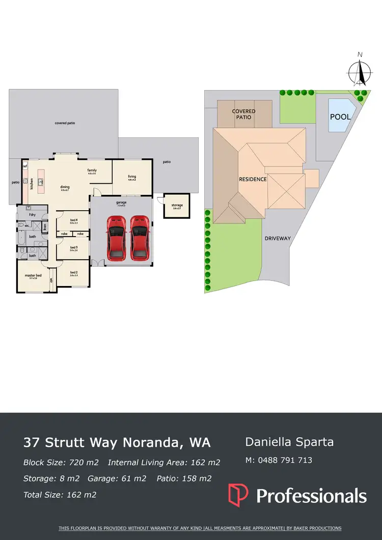 Floorplan of Homely house listing, 37 Strutt Way, Noranda WA 6062