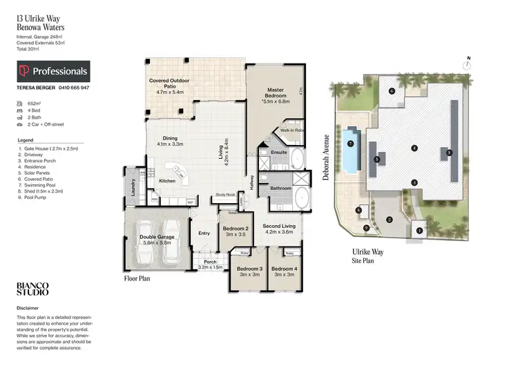 Floorplan of Homely house listing, 13 Ulrike Way, Benowa Waters QLD 4217