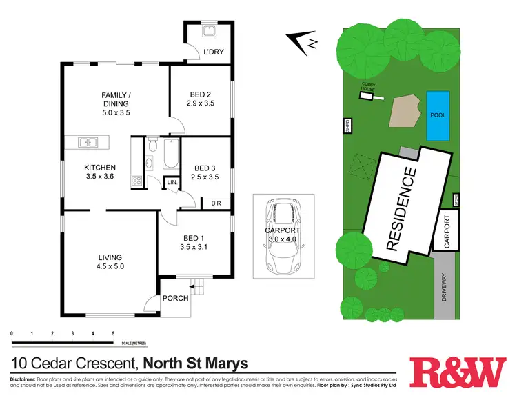 Floorplan of Homely house listing, 10 Cedar Crescent, North St Marys NSW 2760