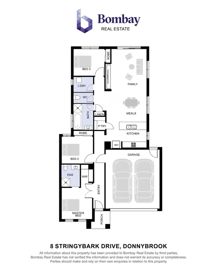 Floorplan of Homely house listing, 8 Stringybark Drive, Donnybrook VIC 3064