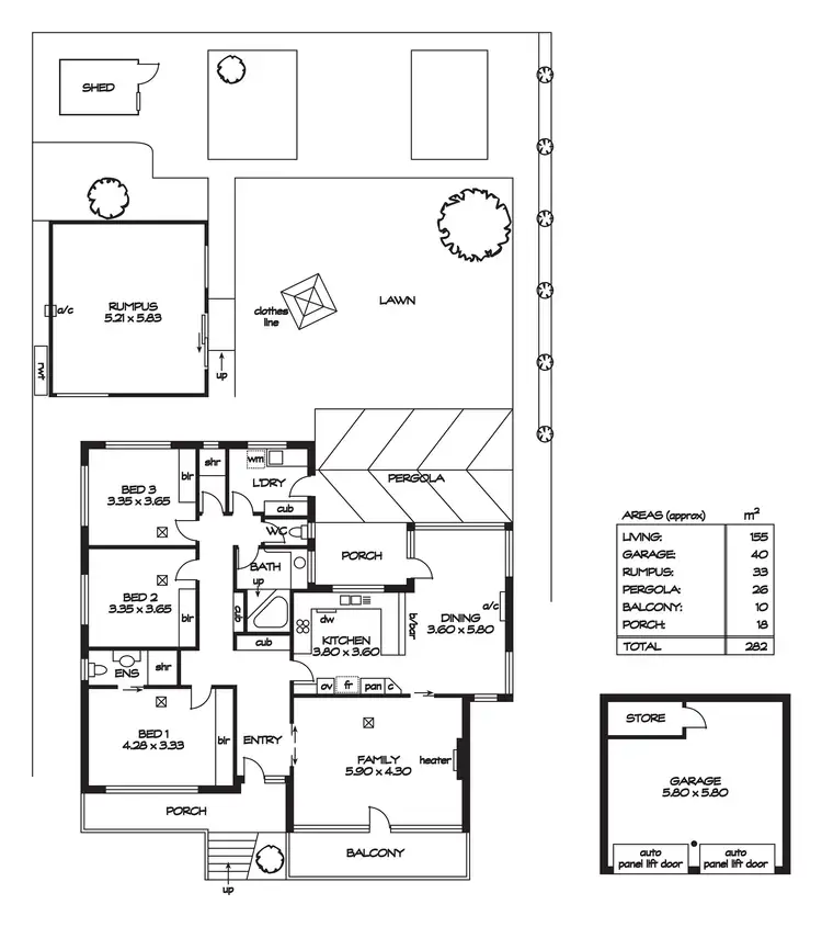 Floorplan of Homely house listing, 62 Valley View Drive, Highbury SA 5089