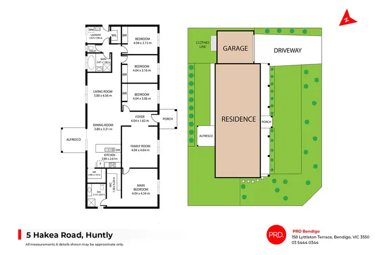 Floorplan of Homely house listing, 5 Hakea Road, Huntly VIC 3551