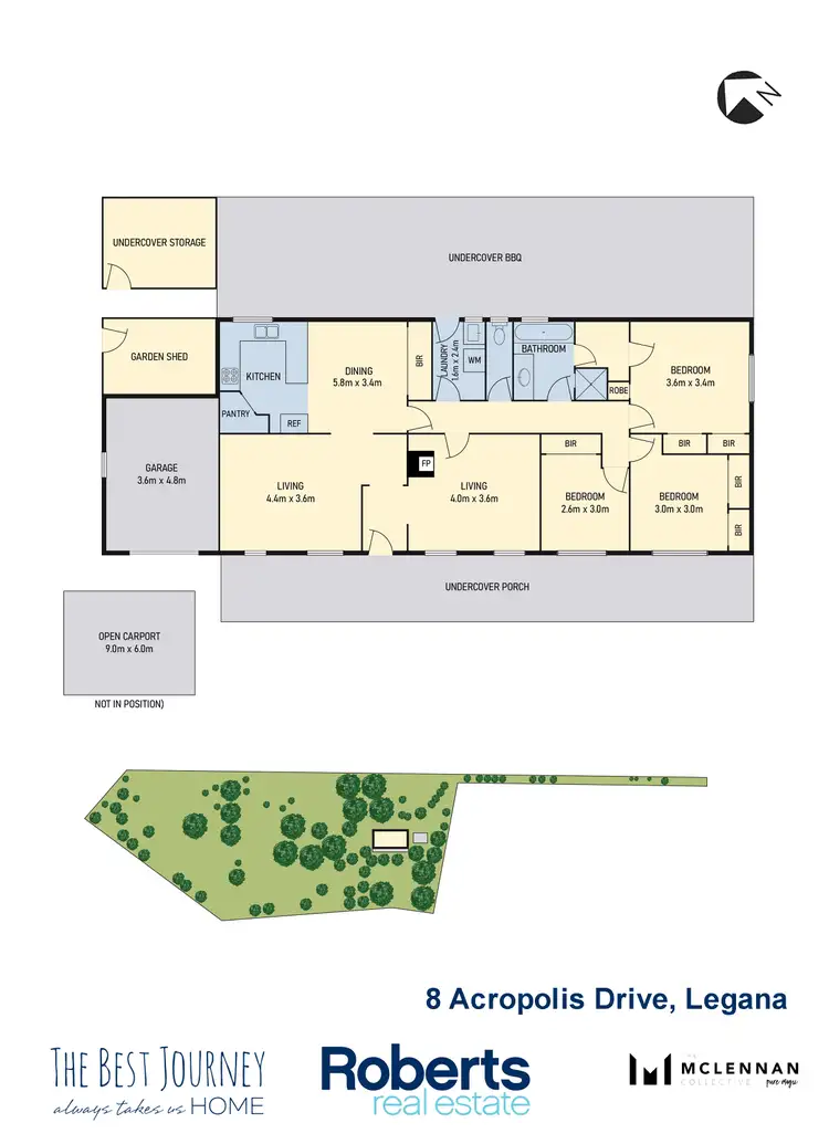 Floorplan of Homely house listing, 8 Acropolis Drive, Legana TAS 7277