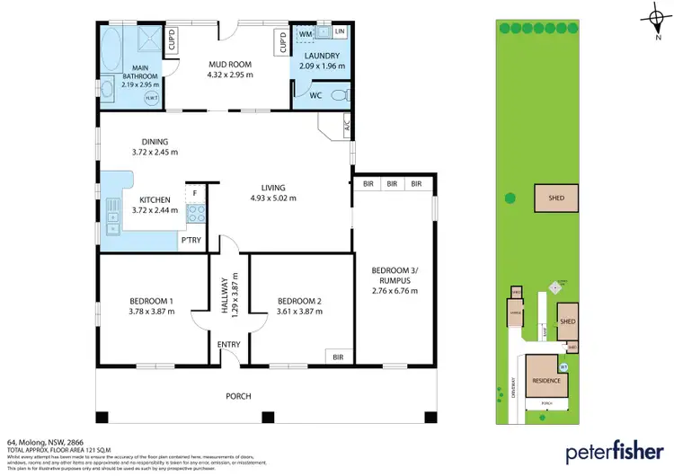 Floorplan of Homely house listing, 64 Molong Street, Molong NSW 2866